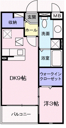 1階の間取り図
