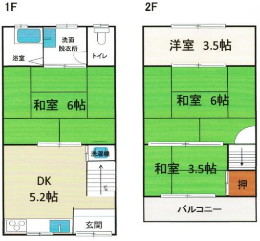 1階の間取り図