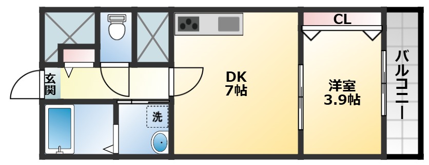 3階の間取り図