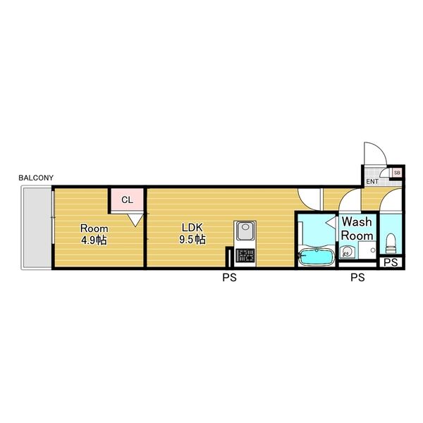 3階の間取り図