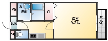 1階の間取り図