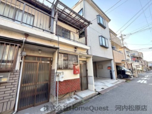 高見の里6丁目連棟貸家の外観