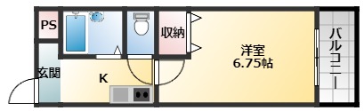 2階の間取り図