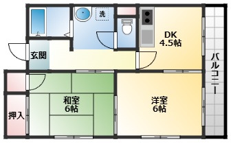 3階の間取り図