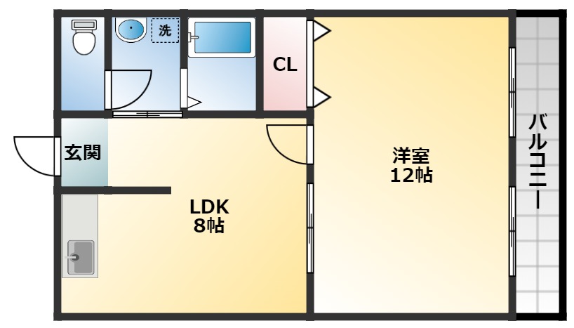 2階の間取り図