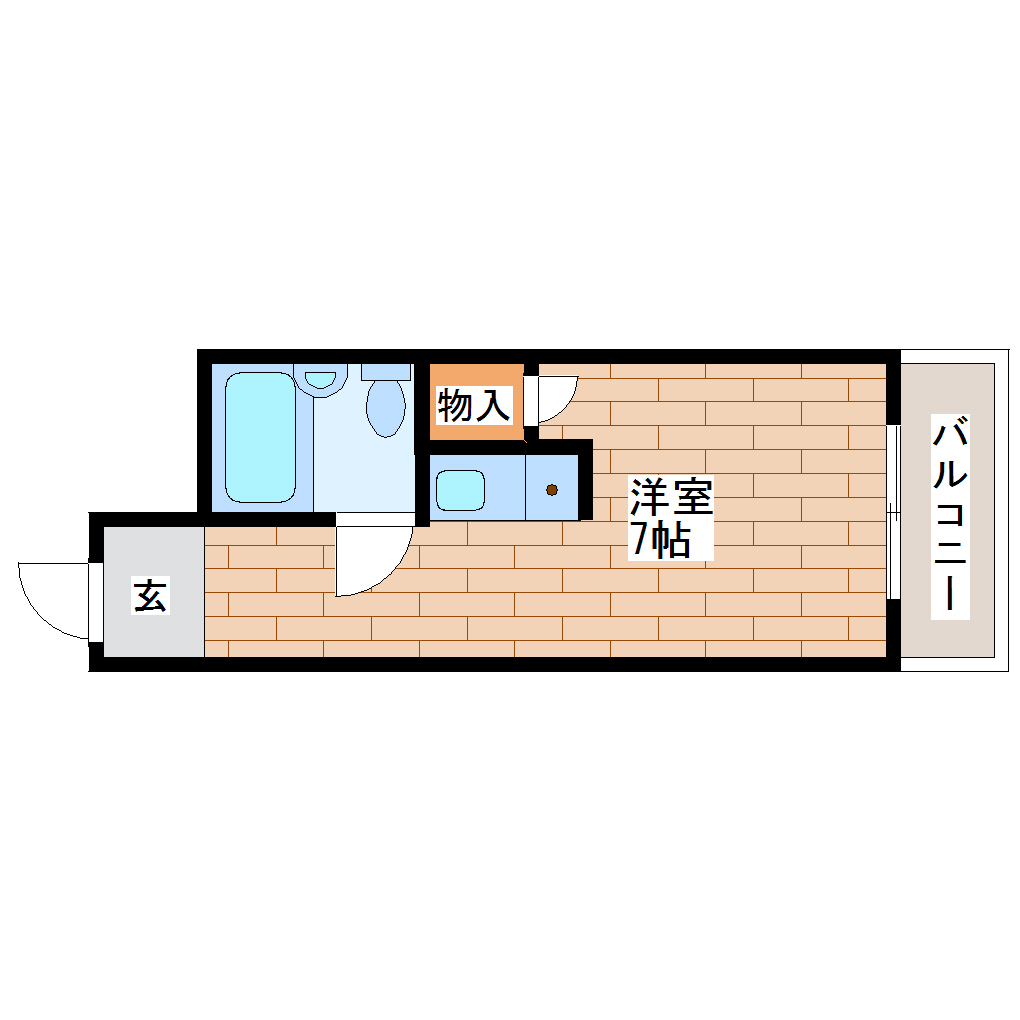 2階の間取り図