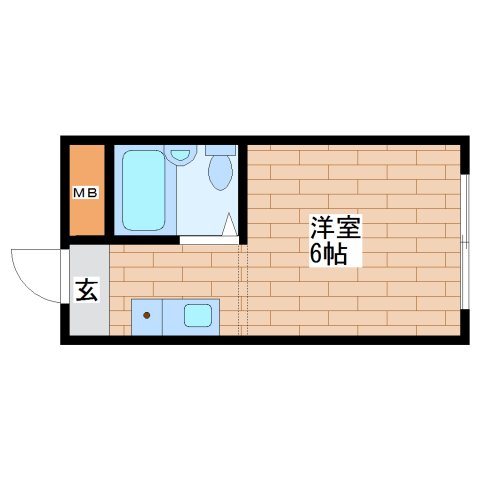 1階の間取り図