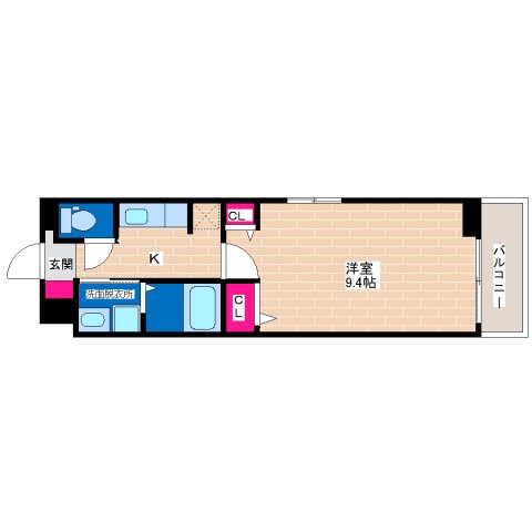 1階の間取り図
