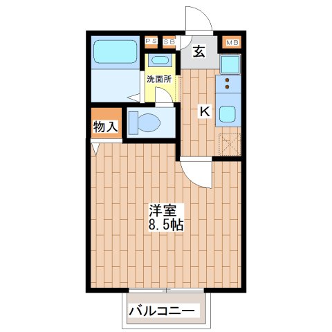 1階の間取り図