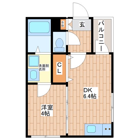 1階の間取り図