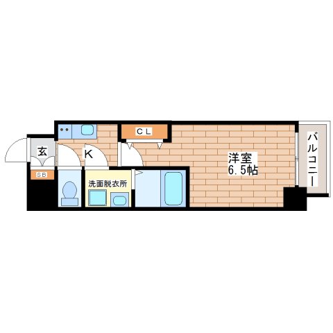 9階の間取り図