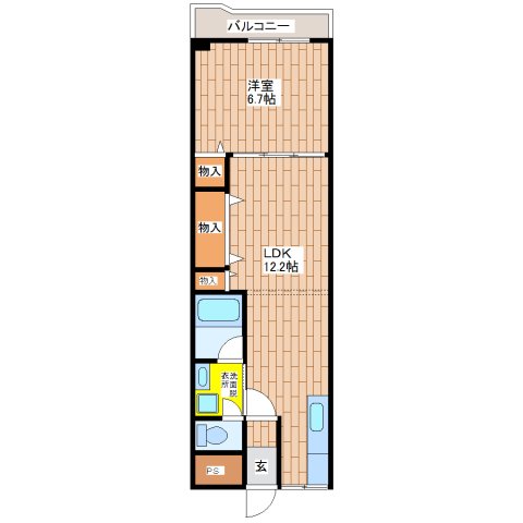4階の間取り図