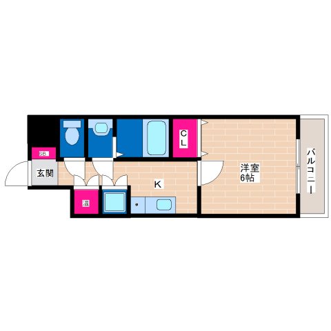 9階の間取り図