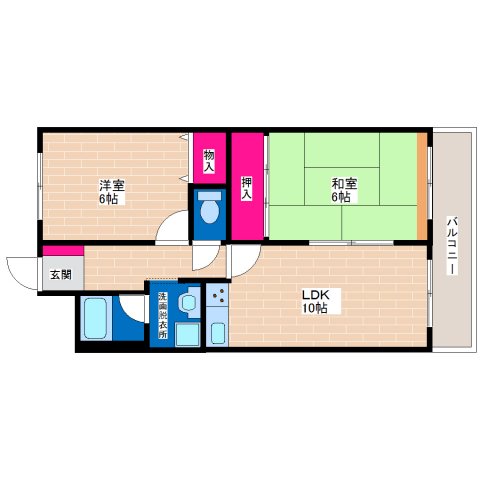 6階の間取り図
