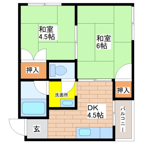 3階の間取り図
