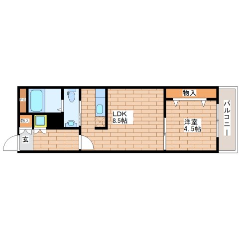 3階の間取り図