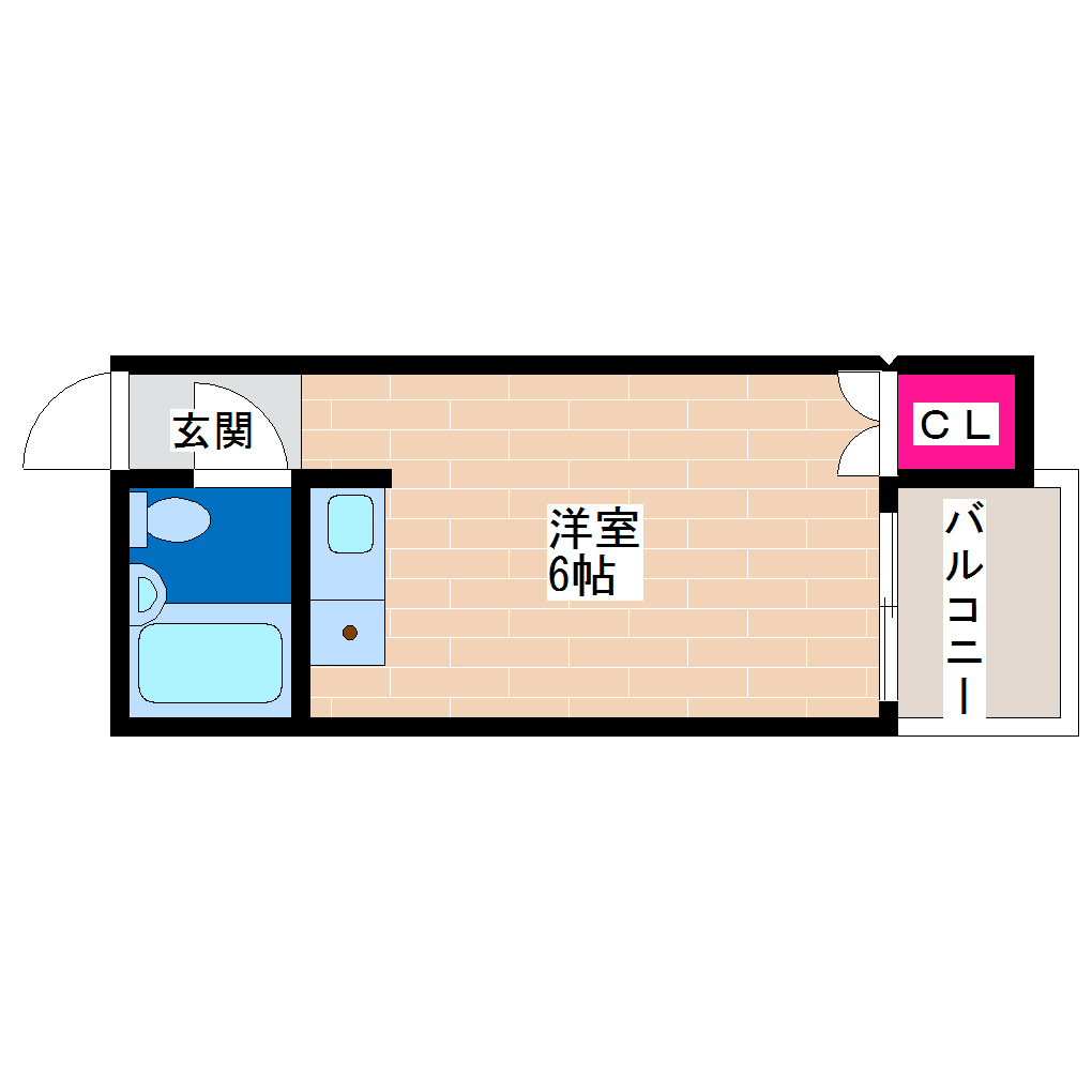 4階の間取り図