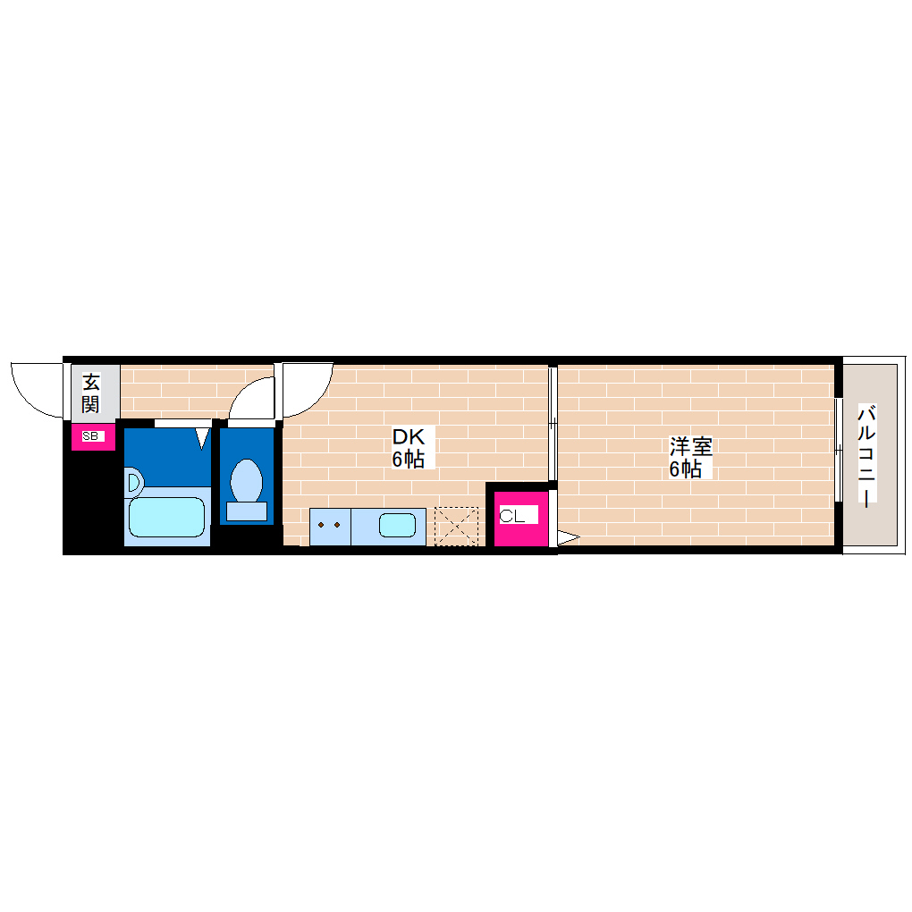 5階の間取り図