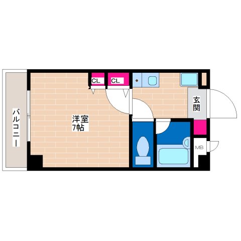 1階の間取り図