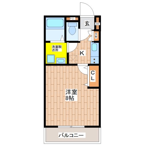 4階の間取り図