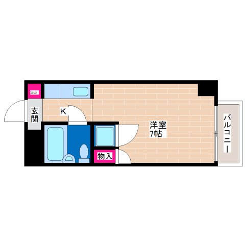 5階の間取り図