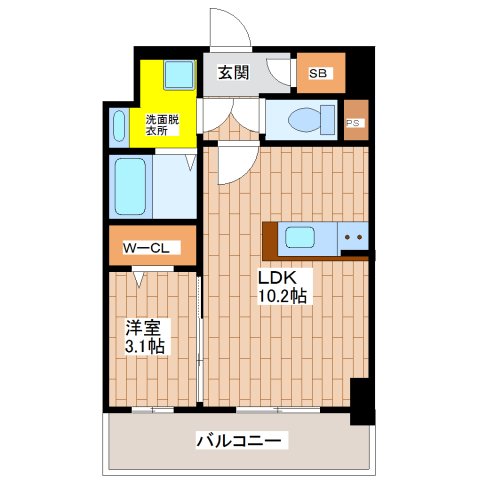 7階の間取り図