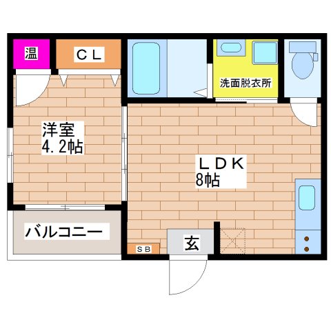 1階の間取り図