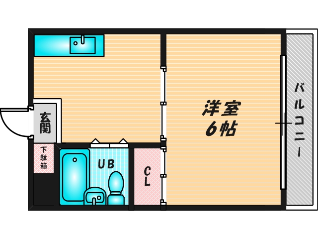 シンプルで使い勝手の良い間取り 