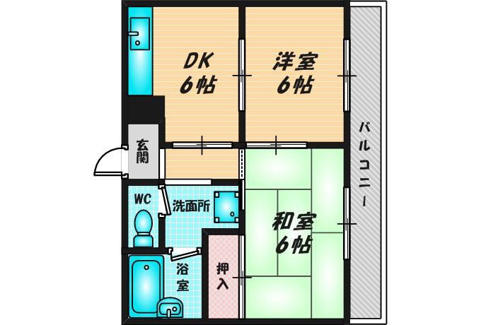 和室のあるゆったりした間取です。一度ご覧ください。 