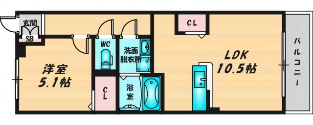 シンプルで使い勝手の良い間取り 