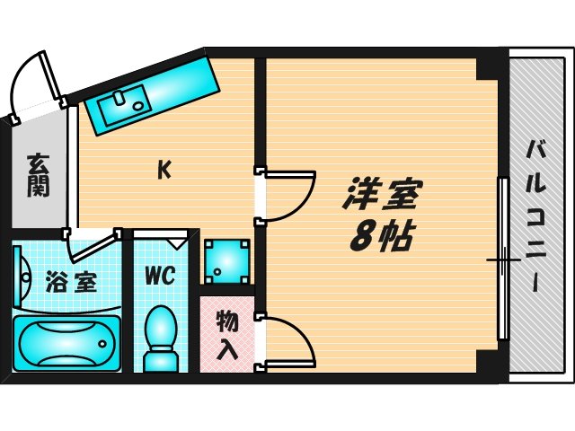 シンプルで使い勝手の良い間取り 