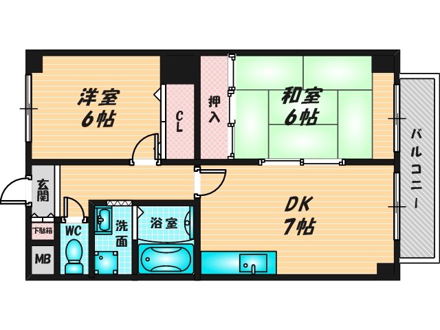和室のあるゆったりした間取です。一度ご覧ください。 