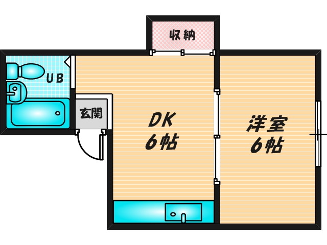 シンプルで使い勝手の良い間取り 