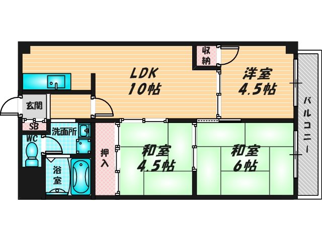 和室のあるゆったりした間取です。一度ご覧ください。 