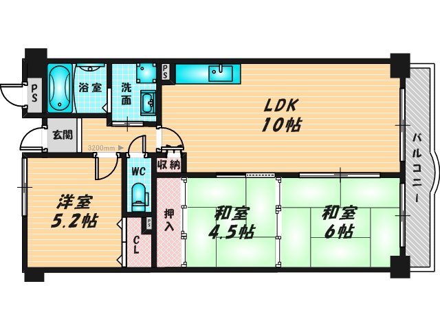 和室のあるゆったりした間取です。一度ご覧ください。 