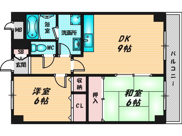 和室のあるゆったりした間取です。一度ご覧ください。 