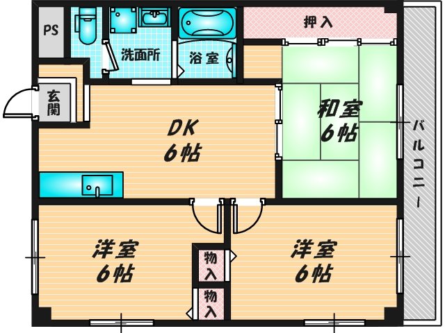 和室のあるゆったりした間取です。一度ご覧ください。 