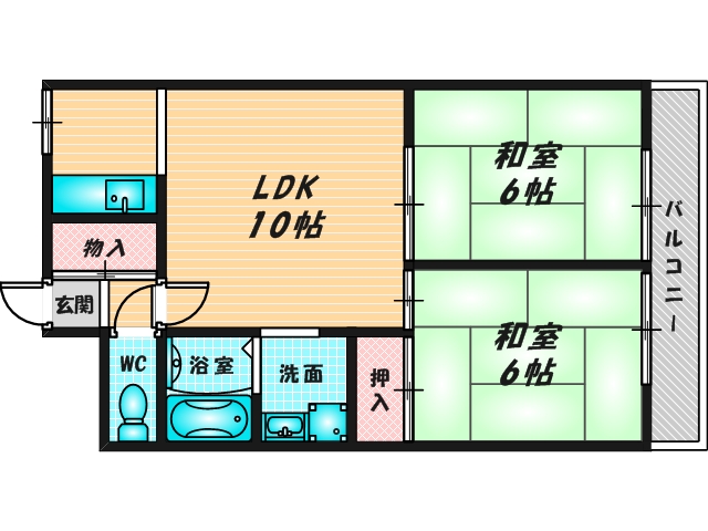 和室のあるゆったりした間取です。一度ご覧ください。 