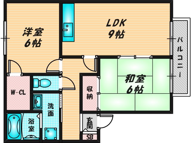 和室のあるゆったりした間取です。一度ご覧ください。 