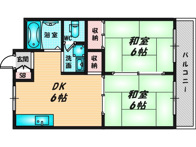 和室のあるゆったりした間取です。一度ご覧ください。 