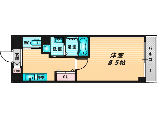 しっかり者の節約生活はこのお部屋から