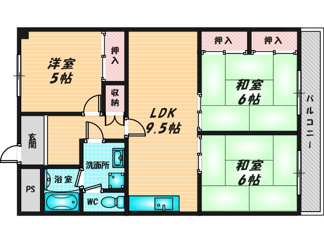 和室のあるゆったりした間取です。一度ご覧ください。 
