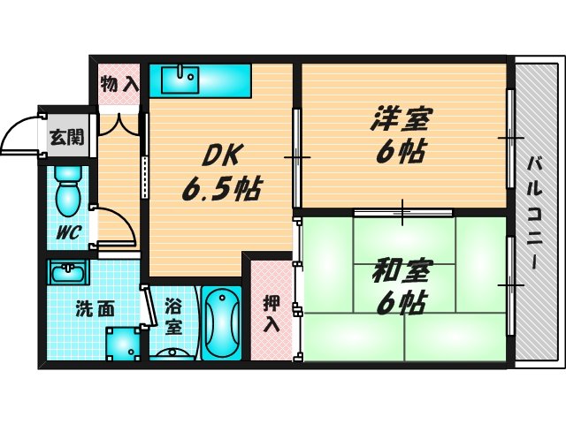 和室のあるゆったりした間取です。一度ご覧ください。