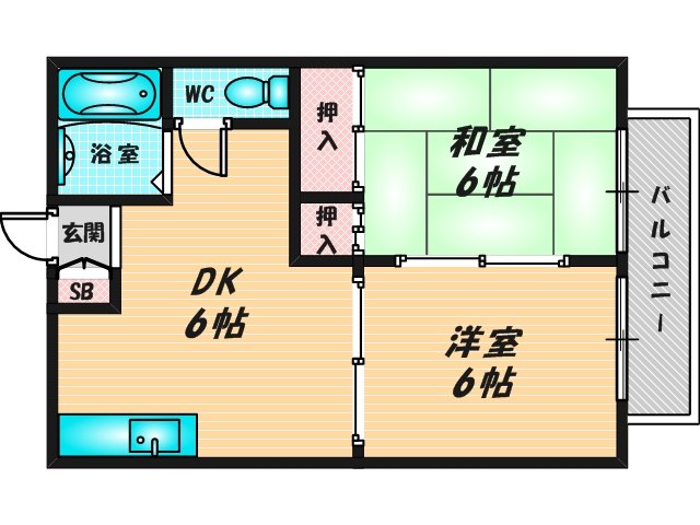 和室のあるゆったりした間取です。一度ご覧ください。 