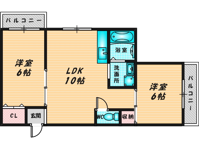 和室のあるゆったりした間取です。一度ご覧ください。