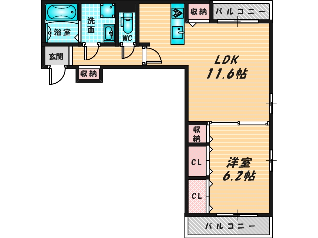 お部屋のゆとりは暮らしのゆとり