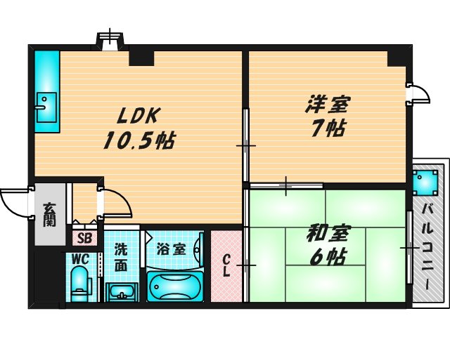 和室のあるゆったりした間取です。一度ご覧ください。