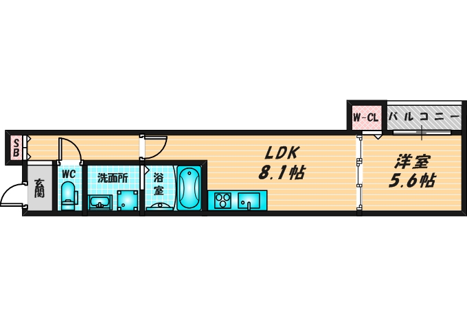 お部屋のゆとりは暮らしのゆとり