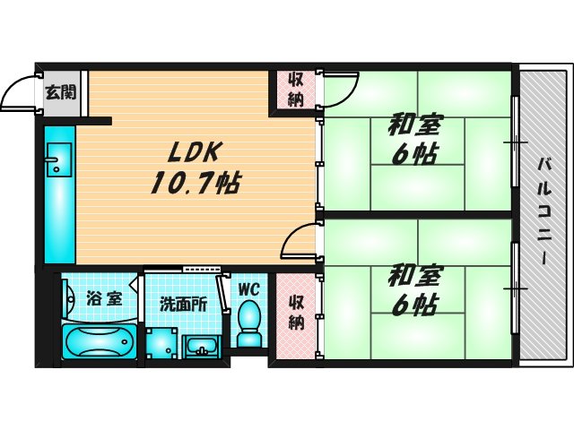 和室のあるゆったりした間取です。一度ご覧ください。