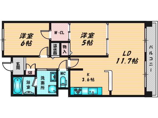 お子さんの遊ぶスペースもしっかり確保された間取りです。 